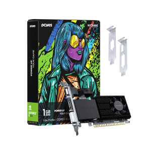 GPU NVIDIA GEFORCE G 210 1GB DDR3 64 BIT PROJETO EDGE LOW PROFILE SINGLE FAN - PPE210DR3SFBR
