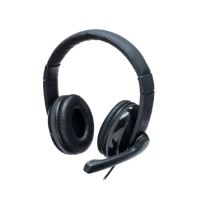 FONE DE OUVIDO HEADSET COM FIO HF700 CABO DE 210CM 30MW PRETO PH317