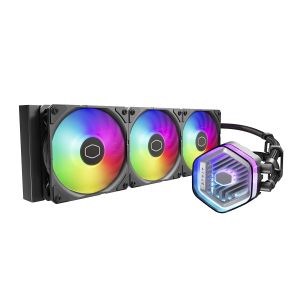 WATER COOLER MASTERLIQUID 360 ATMOS  PRETO 3 FANS ARGB  |  MLX-D36M-A25PZ-R1