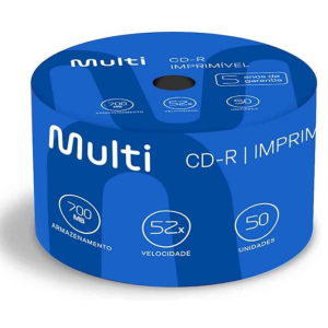 CD-R 700MB 52X C/50 SHRINK CD051