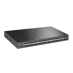 SWITCH GERENCIAVEL 48P GIGABIT POE+ 4 SFP+ 10GE TL-SG3452XP SMB