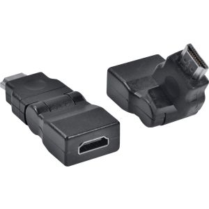 ADAPTADOR HDMI FEMEA X HDMI MACHO 360º - AHHF-A360 (5 UNIDADES)