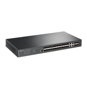 SWITCH GERENCIÁVEL GIGABIT L2+ 24P + 4P 10GE SFP TL-SG3428XF SMB