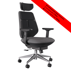 CADEIRA ERGONOMICA SUBLIME PCYES X BACKROBO - BLACK - PCYBRBL