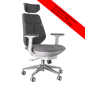 CADEIRA ERGONOMICA SUBLIME PCYES X BACKROBO - WHITE - PCYBRWT