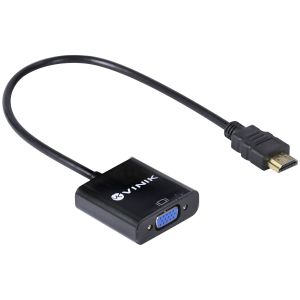 CABO ADAPTADOR CONVERSOR HDMI MACHO PARA VGA FÊMEA 25CM