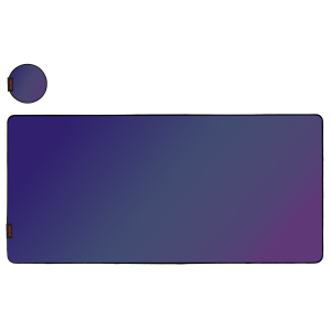 MOUSE PAD GAMER INFUSÃO DE VIDRO PCYES OBSIDIAN G4D PURPLE EXTENDED 900X420MM - PEMPG4DEX