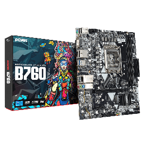 PLACA MÃE PCYES B760 LGA1700 2XDDR5 (MAX 64GB) M.2 NVME 2XUSB 2.0 4XUSB 3.2 REDE 2.5GB HDMI/DP/VGA M-ATX - PCYB760-14G64