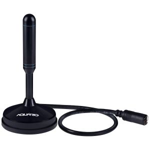 ANTENA DIGITAL HDTV 5  EM 1 VHF/UHF/FM/HDTV/4K USO INTERNO OU EXTERNO COM CABO 5 METROS DTV-150 - 1
