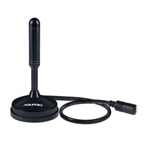 ANTENA DIGITAL HDTV 4 EM 1 VHF/UHF/FM/HDTV USO INTERNO OU EXTERNO COM CABO 2,5 METROS DTV-100 - 1