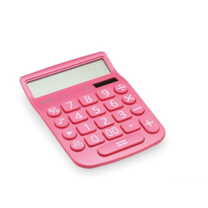 CALCULADORA DE MESA 12 DIGITOS MV-4130 ROSA