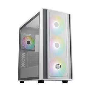GABINETE COOLER MASTER MASTERBOX 600 E-ATX 4 FANS ARGB BRANCO  |  MB600-WGNN-S00