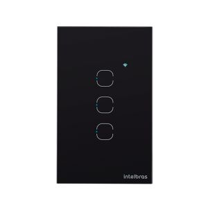 INTERRUPTOR SMART WI-FI TOUCH 3 PRETO EWS 1003 4850018
