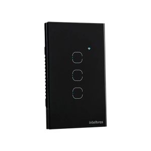 INTERRUPTOR SMART WI-FI TOUCH 3 PRETO MIS 1003 4850056
