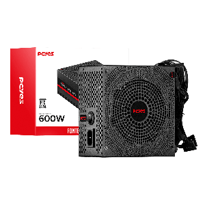 FONTE ATX PCYES ELECTRA 600W PFC ATIVO - ELEC600W