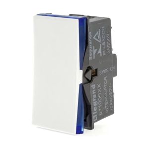 MODULO INTERRUPTOR LEGRAND PIAL PLUS+ PARALELO 10A 250V B.PARAFUSO BRANCO | 611001BC