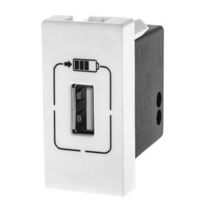 MODULO CARREGADOR LEGRAND PIAL PLUS+ 1X USB 1500MA 1M BRANCO | 615088BC