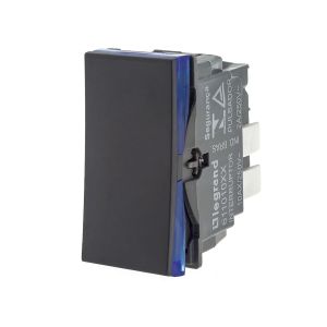 MODULO INTERRUPTOR LEGRAND PIAL PLUS+ SIMPLES 10A 250V B.AUTOMATIC PRETO | 611010PT