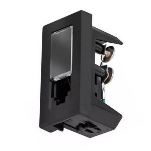 MODULO CONECTOR TOMADA LEGRAND PIAL PLUS+ TELEFONE RJ11 4 FIOS 1M PRETO | 615010PT