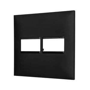 PLACA ESPELHO TOMADA LEGRAND PIAL PLUS+  1+1 POSTO 4X4  PRETO | 618511PT