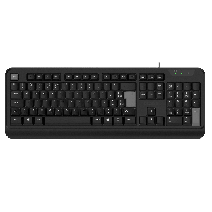 TECLADO USB PCYES COMFORT - CABO 2 METROS - ABNT2 - CMFBK