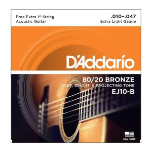 ENCORDOAMENTO VIOLAO ACO EJ10-B BRONZE - 1