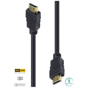 CABO HDMI 2.0 4K ULTRA HD 3D - 5 METROS -  H20-5