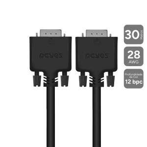 CABO VGA 3+6 15 PINOS MACHO - 30 METROS - PVM36-30