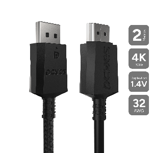 CABO DISPLAYPORT 1.4 PARA HDMI 2.0 PCYES - 2 METROS - PDPHM-2