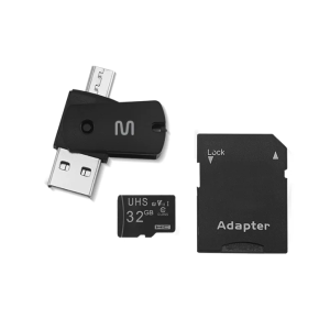 CARTAO UHS1 32GB +ADAP USB DUAL MC151