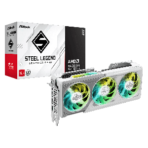 GPU ASROCK AMD RADEON RX 9070 STEEL LEGEND 16GB 256BITS OC 90-GA5EZZ-00UANF