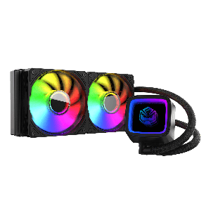 WATER COOLER PCYES TUNDRA BLACK VULCAN ARGB 240MM - WCTBV240