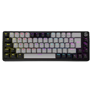 TECLADO MECÂNICO 65% PCYES MECKA BLACK VULCAN - SWITCH RED - LED RAINBOW - TPMKBVRD