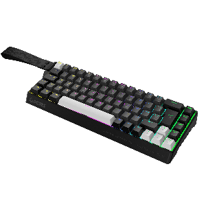 TECLADO MAGNÉTICO PCYES GAMMA BLACK VULCAN 8000HZ USB RAPID TRIGGER 0,01MM - LED RGB - PMGMBV
