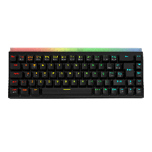 TECLADO MECÂNICO 60% PCYES SHIYAN BLACK VULCAN RGB - SWITCH RED - TPSHBVRD