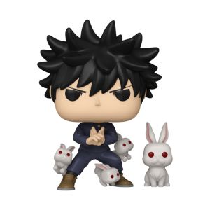 BONECO FUNKO POP! & BUDDY JUJUTSU KAISEN - MEGUMI COM COELHOS