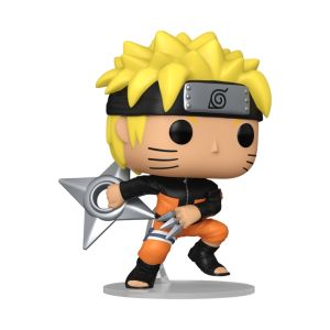 BONECO FUNKO POP! NARUTO SHIPPUDEN - NARUTO UZUMAKI SHURIKEN COM CHASE
