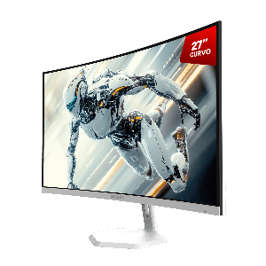 MONITOR GAMER PCYES O-CREED O27C 27" CURVO FHD VA 180HZ 1MS HDMI/DP FREESYNC WHITE GHOST PMGO27C180WG
