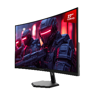 MONITOR GAMER PCYES O-CREED O27CQ 27" CURVO QHD VA 180HZ 1MS HDMI/VGA FREESYNC BLACK VULCAN PMGO27CQ180BV