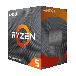 PROCESSADOR AMD RYZEN 5 4500 AM4 3.6GHZ (4.1GHZ TURBO) CACHE 8MB 6 NUCLEOS 12 THREADS 65W SEM VÍDEO 100-100000644BOX