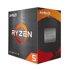 PROCESSADOR AMD RYZEN 5 5600X 3.7GHZ (TURBO 4.6GHZ) 32MB CACHE 6 NUCLEOS 12 THREADS AM4  |  100-100000065BOX