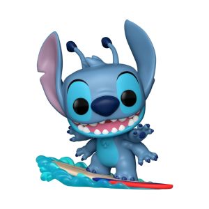 BONECO FUNKO POP! EXCLUSIVO SDCC25 DISNEY LILO & STITCH - STITCH NA PRANCHA