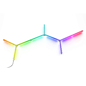 LUMINARIA BARRA DE LED PCYES GAMER DECORATIVA Y-LINK NEON CORE RGB CONTROLE REMOTO | GBYLINKNC