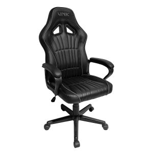 CADEIRA GAMER ATLAS - PRETA/CINZA