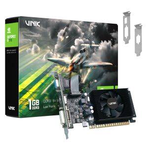 GPU NVIDIA GEFORCE G 210 1GB DDR3 64 BIT VINIK LOW PROFILE SINGLE FAN GPUVK2101GBLP0K3