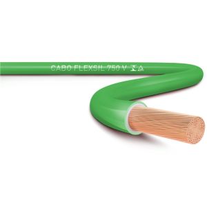 CABO FLEXIVEL FLEXSIL 750V 10,00MM 100M VERDE