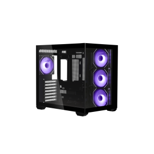 GABINETE COOLER MASTER ELITE 681 ATX VIDRO PANORAMICO 4 FANS ARGB PRETO  |  E681-KHNN-S00