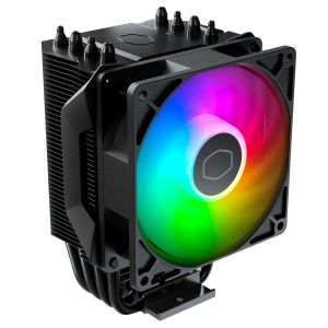 AIR COOLER PARA PROCESSADOR COOLER MASTER HYPER 411 NANO ARGB AMD/INTEL 92MM  |  RR-H410-25PA-R1