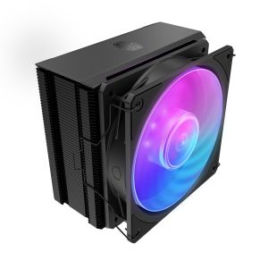 AIR COOLER PARA PROCESSADOR COOLER MASTER HYPER 212 3DHP PRETO ARGB AMD/INTEL 120MM  |  MAY-T2HP-217PA-R1