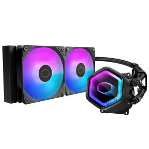 WATER COOLER MASTERLIQUID CORE II 240 PRETO 2 FANS ARGB  |  MLW-D24M-A18PA-R1
